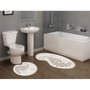 Mijölnir Juego de alfombrillas de baño Crema (2 piezas)
